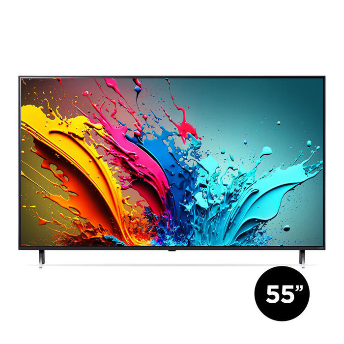 LG 55QNED85TUA | 55" QNED 4K - UHD 4K Television - QNED85T Series - 120Hz - IA a8 4K Processor - Black-Sonxplus St-Georges