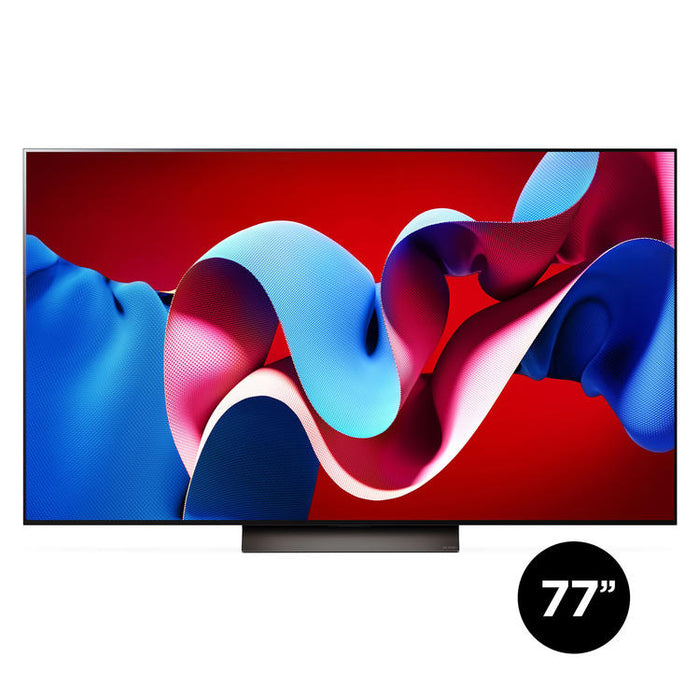 LG OLED77C4PUA | 77" 4K OLED Television - 120Hz - C4 Series - Processor IA a9 Gen7 4K - Black-Sonxplus St-Georges