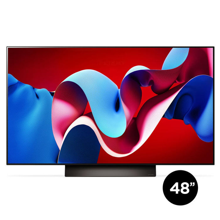 LG OLED48C4PUA | 48" 4K OLED Television - 120Hz - C4 Series - Processor IA a9 Gen7 4K - Black-Sonxplus St-Georges