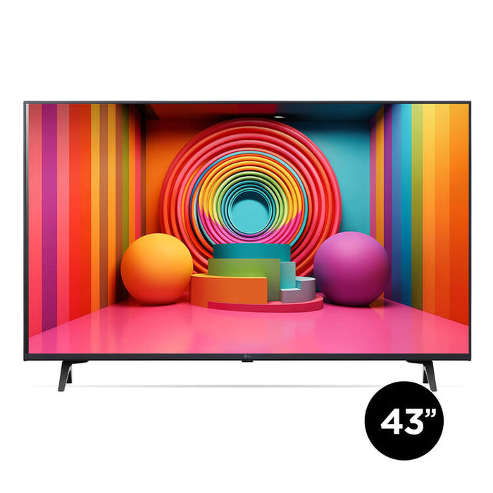 LG 43UT7590PUA | 43" Television - 4K Ultra HD - LED - UT7590 Series - HDR - Smart WebOS - 60 Hz native - Processor IA a5 Gen7 4K - Black-Sonxplus St-Georges