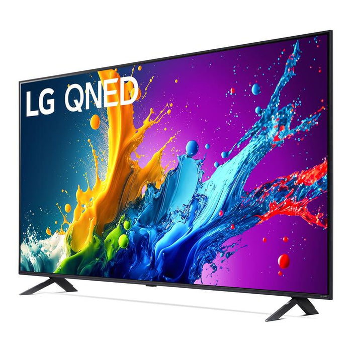 LG 55QNED80TUC | 55" QNED 4K TV - UHD 4K - QNED80 Series - 60Hz - Processor IA a5 4K Gen7 - Black-Sonxplus St-Georges