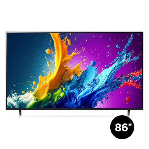 LG 86QNED80TUC.ACC | 86" QNED 4K TV - UHD 4K - QNED80 Series - 60Hz - Processor IA a5 4K Gen7 - Black-Sonxplus St-Georges