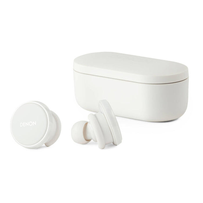 Denon PERL PRO | In-Ear Headphones - Wireless - Bluetooth - Masimo Adaptive Acoustic Technology - White-Sonxplus St-Georges