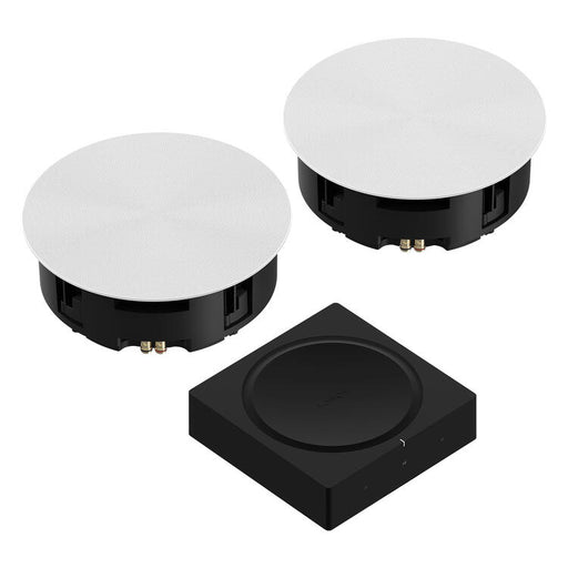 Sonos | In-Ceiling Set - Amp with 2 In-Ceiling 8" Speakers - Wi-Fi-Sonxplus St-Georges