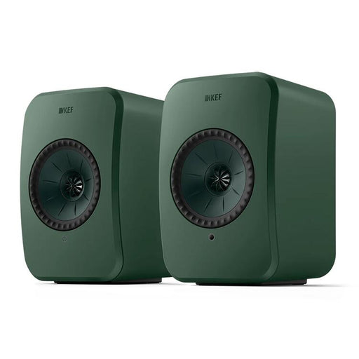 KEF LSX II LT | Wireless HiFi Speakers - Compact & Versatile - Sage Green - Pair-Sonxplus St-Georges