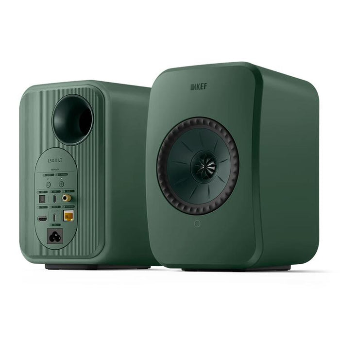 KEF LSX II LT | Wireless HiFi Speakers - Compact & Versatile - Sage Green - Pair-Sonxplus St-Georges