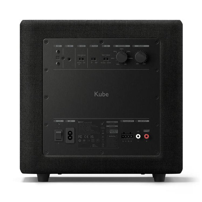 KEF Kube 8MIE | Subwoofer - 8in - 300 Watts Class D - Black-Sonxplus St-Georges