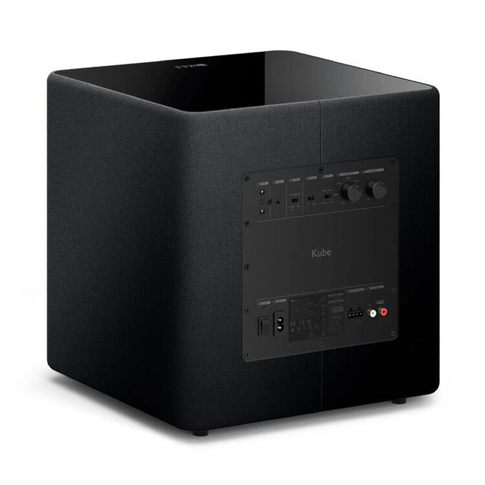 KEF KUBE 10 MIE | Subwoofer - 10in - 300 Watts Class D - Black-Sonxplus St-Georges