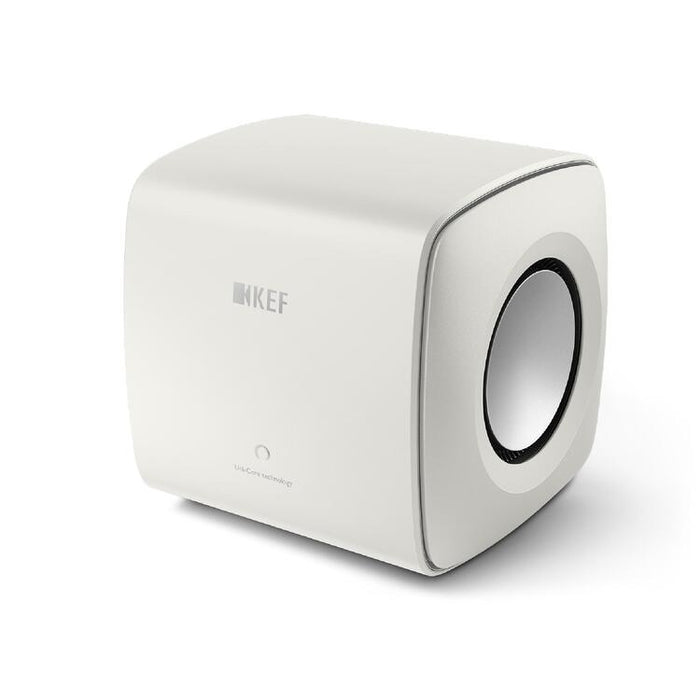 KEF KC92 | 2x9" Subwoofer - 1000W RMS - Music Integrity Engine - White-Sonxplus St-Georges