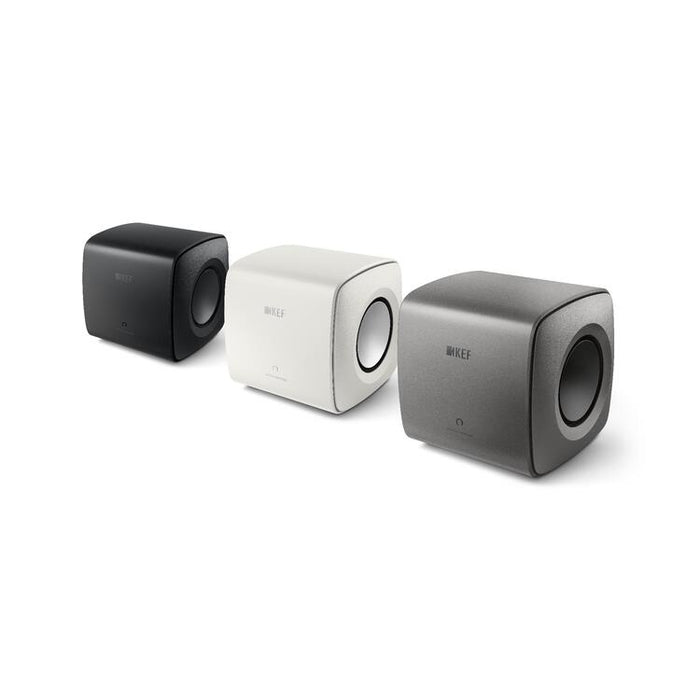 KEF KC92 | 2x9" Subwoofer - 1000W RMS - Music Integrity Engine - White-Sonxplus St-Georges