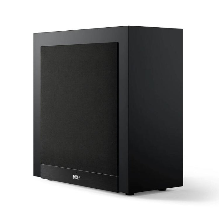 KEF T2 | Subwoofers - Extra-flat - Class D Amplifier - Black-Sonxplus St-Georges