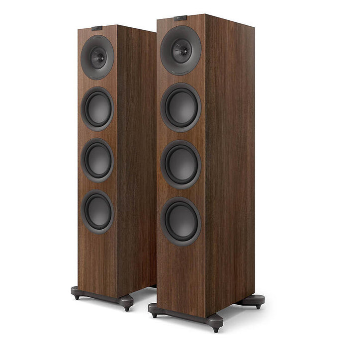 KEF Q11 Meta | Floorstanding Speakers - 3-way bass reflex design - Walnut - Unité-Sonxplus St-Georges
