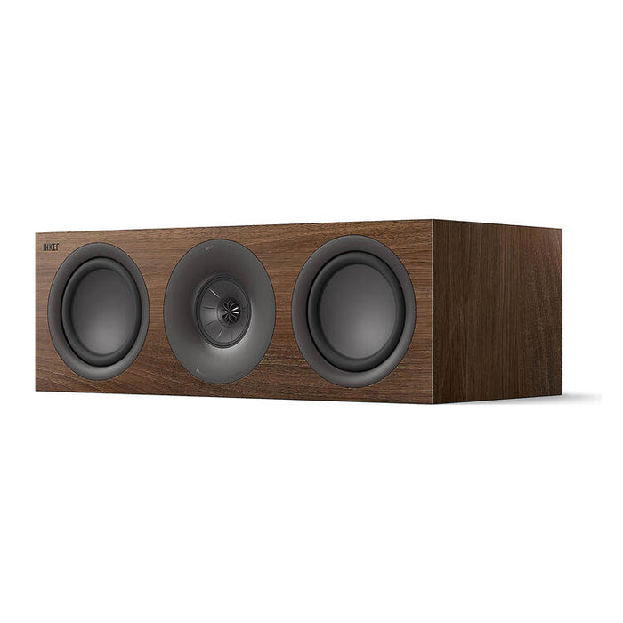 KEF Q6 Meta | Center speakers - 3-way bass-reflex design - Walnut - Unité-Sonxplus St-Georges