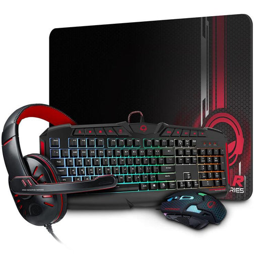 HyperGear 53123 | 4-in-1 Play Set - Red Dragon - Backlit RGB-Sonxplus St-Georges