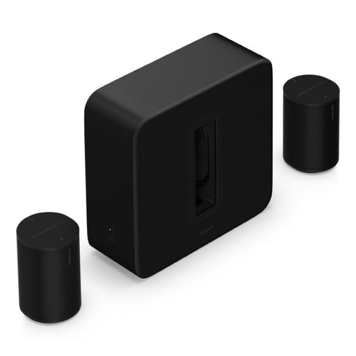 Sonos | High-End Home Theater Complementary Package - Sub 4 + 2 Era 100 - Black-Sonxplus St-Georges