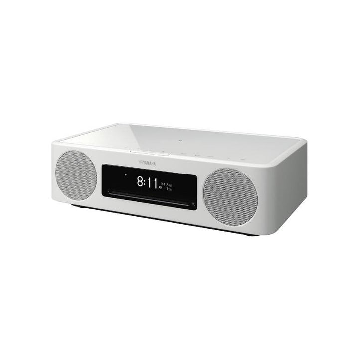 Yamaha TSX-N237 | Clock Radio - Bluetooth - CD Player - White-Sonxplus St-Georges
