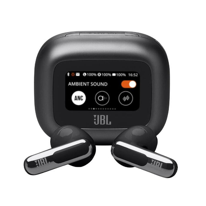 JBL Live Flex 3 | In-ear headphones - Wireless - Noise reduction - 1.45" touch screen - Black-Sonxplus St-Georges