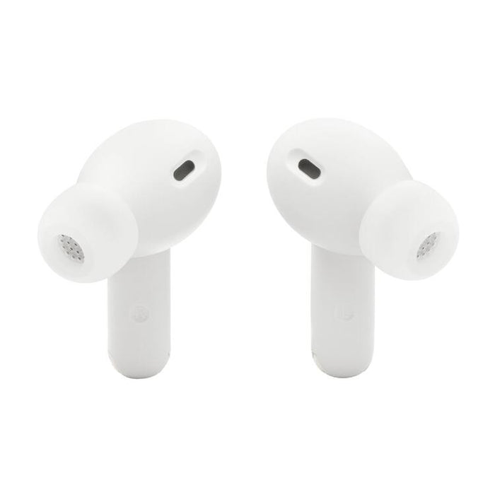 JBL Vibe Beam 2 | In-Ear Headphones - Wireless - Bluetooth - Smart Ambient Technology - White-Sonxplus St-Georges