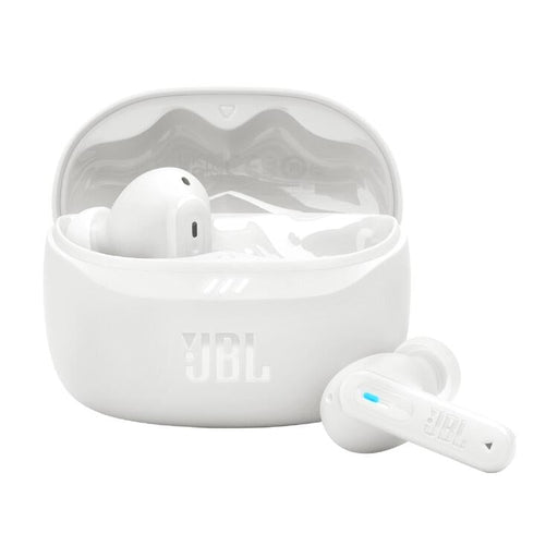 JBL Tune Beam 2 | In-Ear Headphones - 100% Wireless - Bluetooth - Smart Ambient - 6 Microphones - White-Sonxplus St-Georges