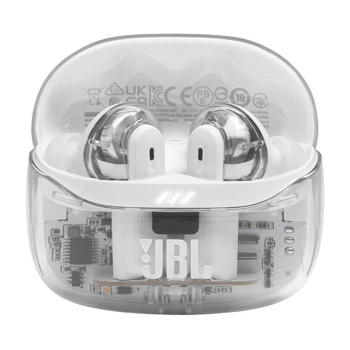 JBL Tune Beam 2 | In-Ear Headphones - 100% Wireless - Bluetooth - Smart Ambient - 6 Microphones - Phantom White-Sonxplus St-Georges