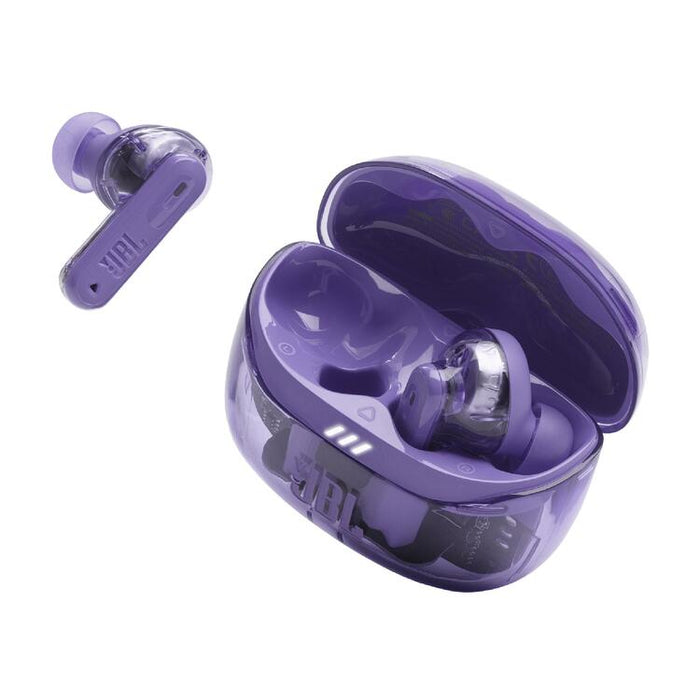 JBL Tune Beam 2 | In-Ear Headphones - 100% Wireless - Bluetooth - Smart Ambient - 6 Microphones - Mauve Ghost-Sonxplus St-Georges