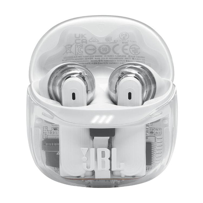 JBL Tune Flex 2 | In-Ear Headphones - 100% Wireless - Bluetooth - Noise Reduction - 6 Microphones - IP54 - Phantom White-Sonxplus St-Georges