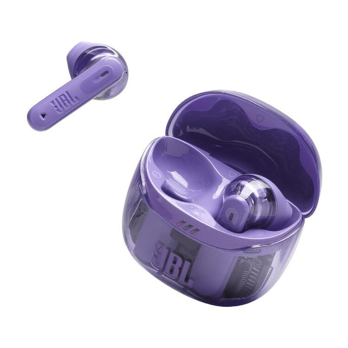 JBL Tune Flex 2 | In-Ear Headphones - 100% Wireless - Bluetooth - Noise Reduction - 6 Microphones - IP54 - Mauve Ghost-Sonxplus St-Georges