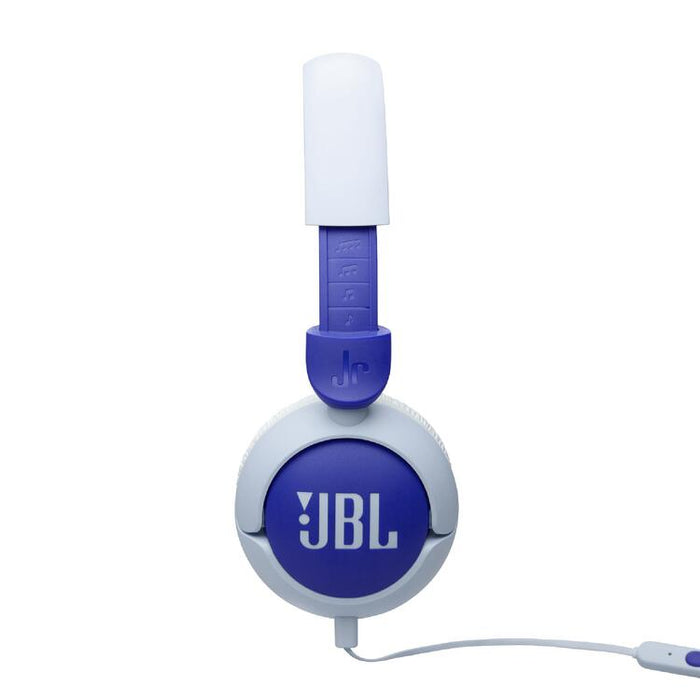 JBL JR320 | Around-ear wired headphones for kids - JBL Safe Sound - Microphone - Bleu-Sonxplus St-Georges