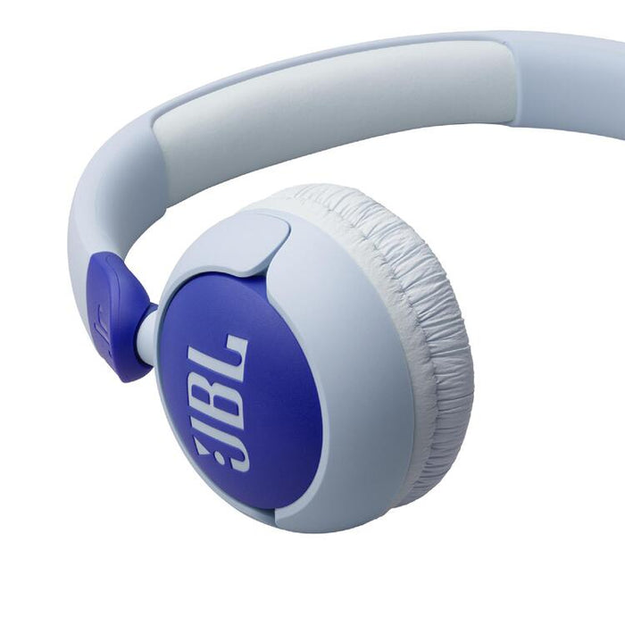 JBL JR320 | Around-ear wired headphones for kids - JBL Safe Sound - Microphone - Bleu-Sonxplus St-Georges