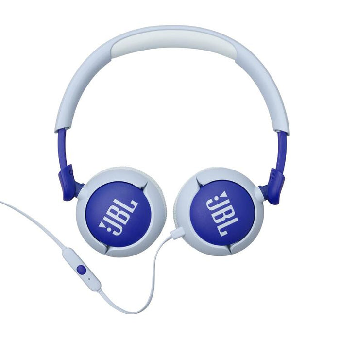 JBL JR320 | Around-ear wired headphones for kids - JBL Safe Sound - Microphone - Bleu-Sonxplus St-Georges