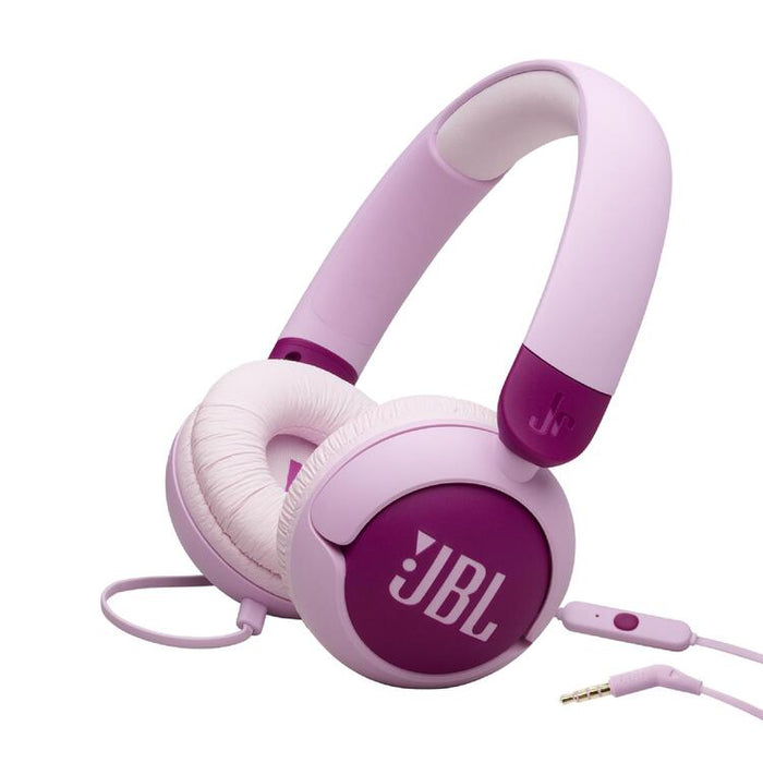 JBL JR320 | Around-ear wired headphones for kids - JBL Safe Sound - Microphone - Mauve-Sonxplus St-Georges