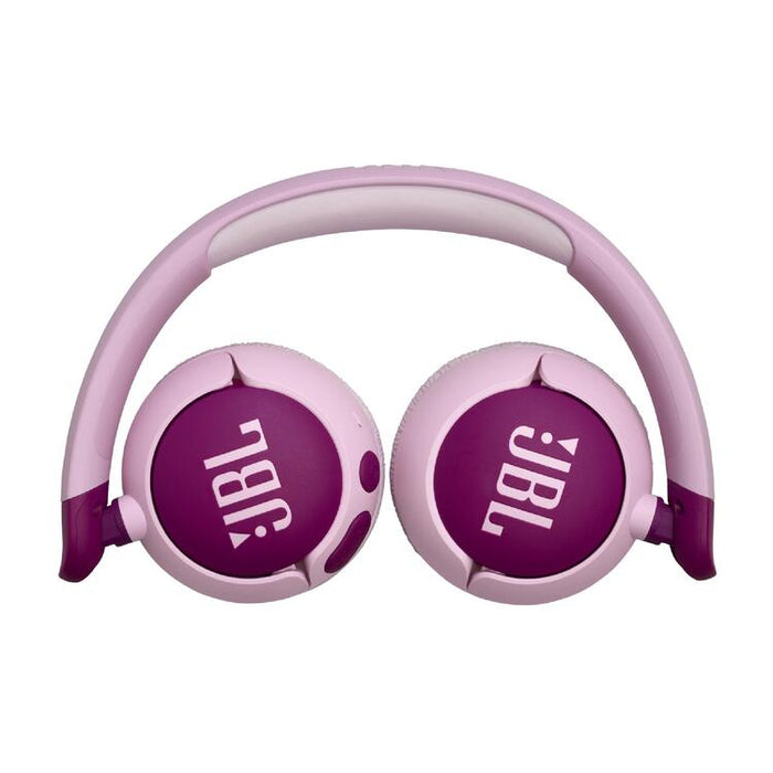JBL JR 320BT | Wireless circumaural headphones for kids - Bluetooth - JBL Safe Sound - Microphone - Mauve-Sonxplus St-Georges