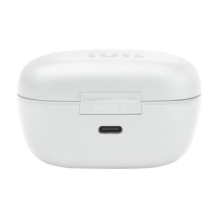 JBL Endurance RACE 2 | In-ear headphones - 100% Wireless - Sport - Waterproof - Up to 48 hours battery life - White-Sonxplus St-Georges