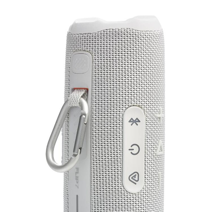 JBL Flip 7 | Portable Speaker - Bluetooth - Waterproof - Up to 14 hours of autonomy - White-Sonxplus St-Georges