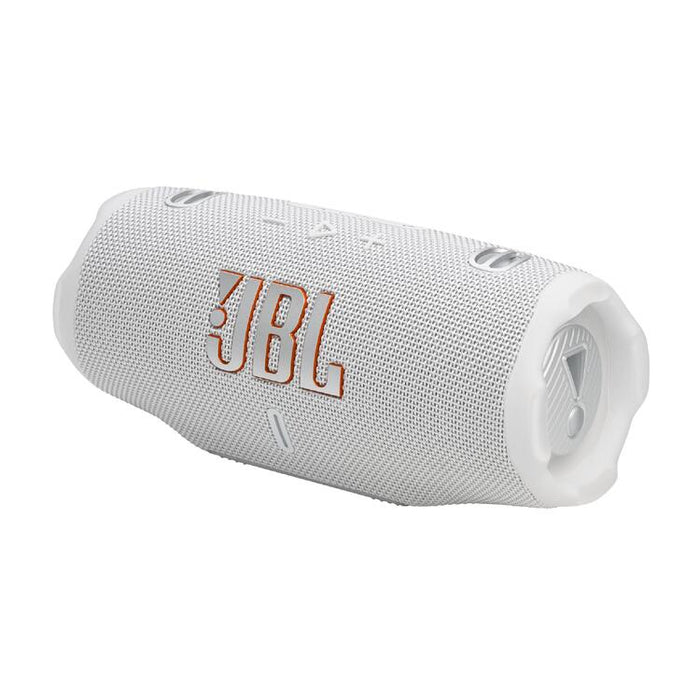 JBL Charge 6 | Bluetooth Portable Speaker - Waterproof - Auracast - 28 Hours autonomy - White-Sonxplus St-Georges