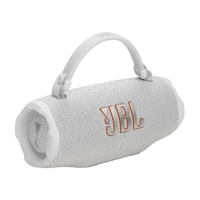 JBL Charge 6 | Bluetooth Portable Speaker - Waterproof - Auracast - 28 Hours autonomy - White-Sonxplus St-Georges