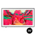 Samsung QN75LS03FWFXZC | 75" Television - The Frame Pro - Neo QLED - 4K - LS03FW Series - 120Hz - Neo Quantum HDR-Sonxplus St-Georges