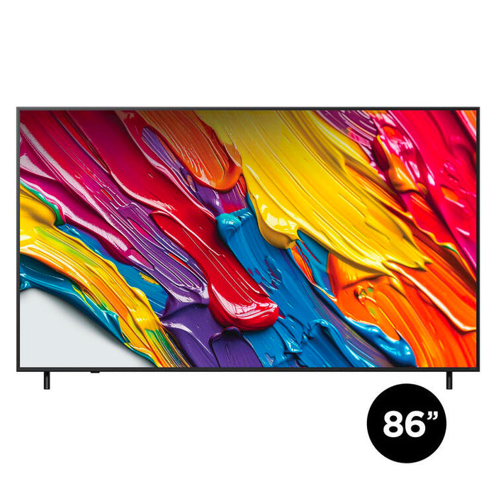 LG 86QNED82AUA | 86" QNED 4K - UHD 4K Television - QNED82A Series - 60Hz - Processor IA a7 4K Gen8 - Black-Sonxplus St-Georges
