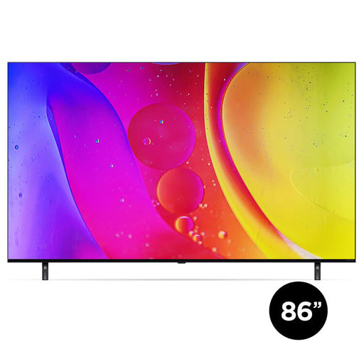LG 86NANO80AUA | 86" Television LED 4K - UHD - NANO80A Series - 60Hz - Processor IA a7 4K Gen8 - Black-Sonxplus St-Georges