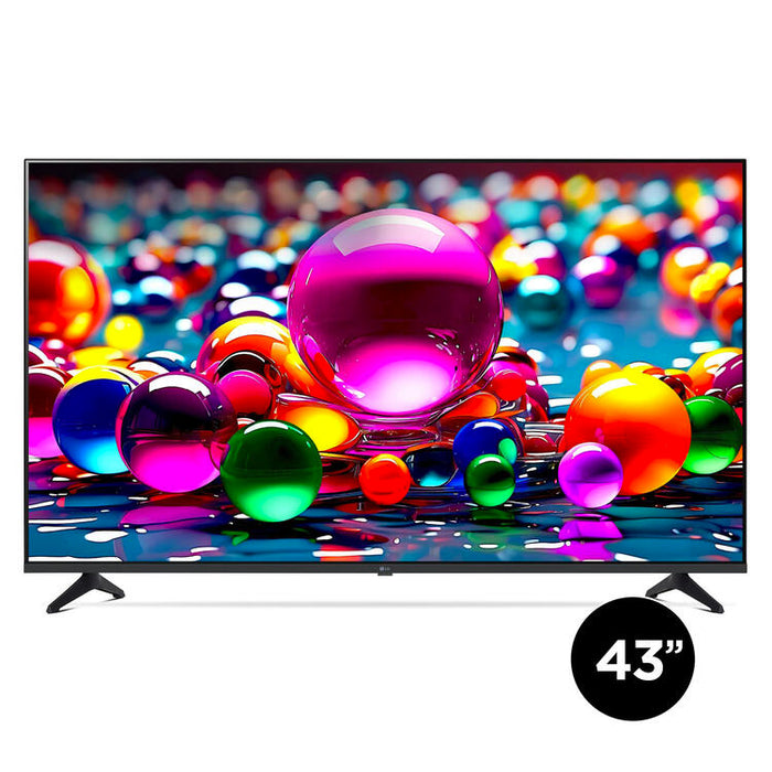 LG 43UA7700PUB | 43" Television - 4K Ultra HD - LED - UA7700 Series - HDR - Smart WebOS - 60 Hz native - Processor IA a7 Gen8 4K - Black-Sonxplus St-Georges