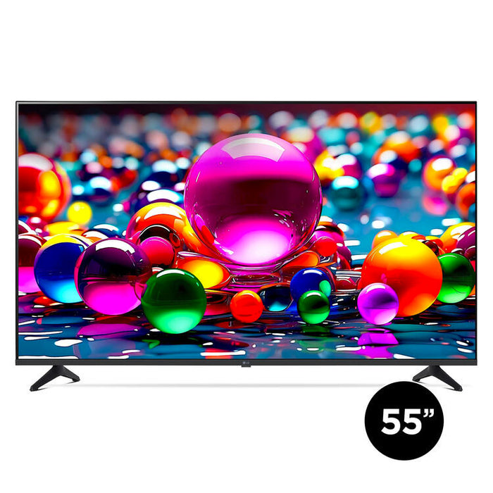LG 55UA7700PUB | 55" Television - 4K Ultra HD - LED - UA7700 Series - HDR - Smart WebOS - 60 Hz native - Processor IA a7 Gen8 4K - Black-Sonxplus St-Georges
