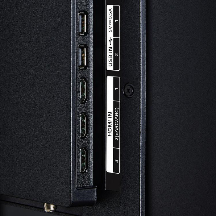 LG 55UA7700PUB | 55" Television - 4K Ultra HD - LED - UA7700 Series - HDR - Smart WebOS - 60 Hz native - Processor IA a7 Gen8 4K - Black-Sonxplus St-Georges