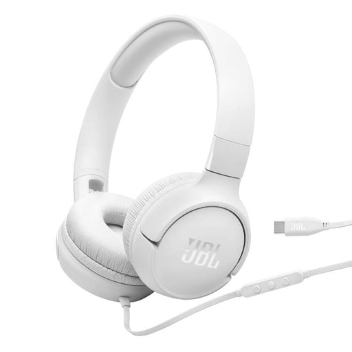 JBL Tune 520C | Earphones - USB-C - Bluetooth - White-Sonxplus St-Georges