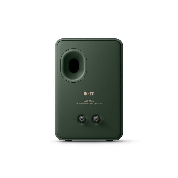 KEF LS50 META | Uni-Q 12th Generation HiFi Speakers - Bass reflex 2-way - Metamaterial absorption technology - Moss Green - Pair-Sonxplus St-Georges
