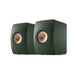 KEF LS50 WIRELESS II | Wireless HiFi Speakers - Metamaterial Absorption - Moss Green - Pair-Sonxplus St-Georges