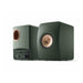 KEF LS50 WIRELESS II | Wireless HiFi Speakers - Metamaterial Absorption - Moss Green - Pair-Sonxplus St-Georges