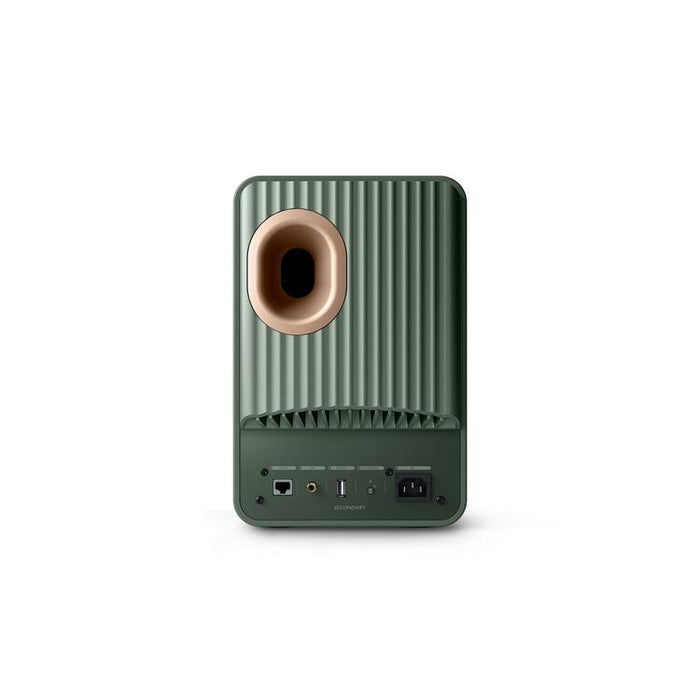 KEF LS50 WIRELESS II | Wireless HiFi Speakers - Metamaterial Absorption - Moss Green - Pair-Sonxplus St-Georges
