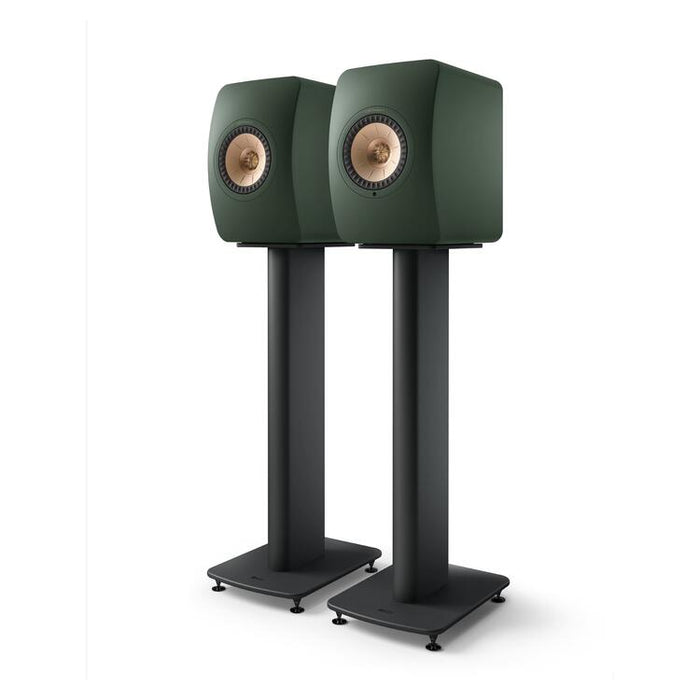 KEF LS50 WIRELESS II | Wireless HiFi Speakers - Metamaterial Absorption - Moss Green - Pair-Sonxplus St-Georges