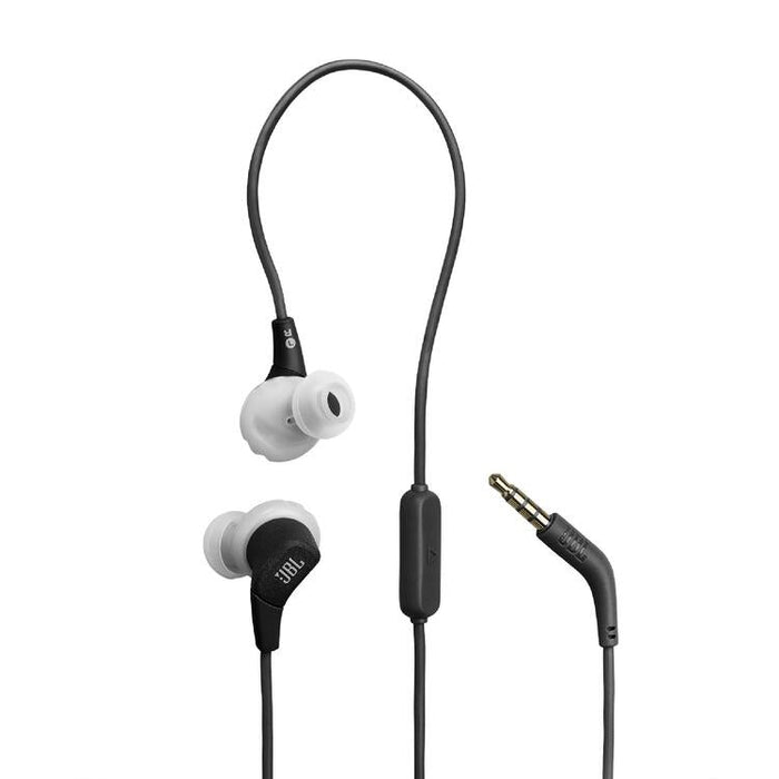JBL Endurance Run 3 | In-Ear Headphones - Sport - Wired - IP65 - Black/Grey-Sonxplus St-Georges