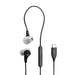 JBL Endurance Run 3C | Earphones - USB-C - Sport - Wired - IP65 - Black/Grey-Sonxplus St-Georges